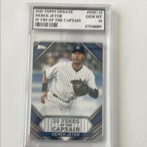 2022 Topps Update Derek Jeter Card - Grade10
